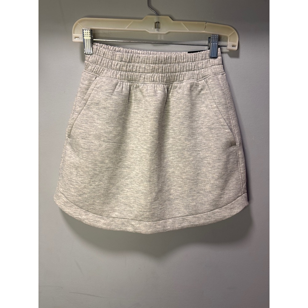 Abercrombie & Fitch YPB neoKNIT Mini Skirt Heather Gray Active Skirt‎ XS NWT